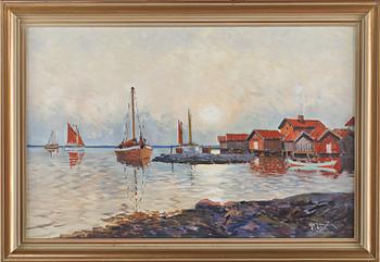 YO JOHANSSON, olja på duk, signerad.