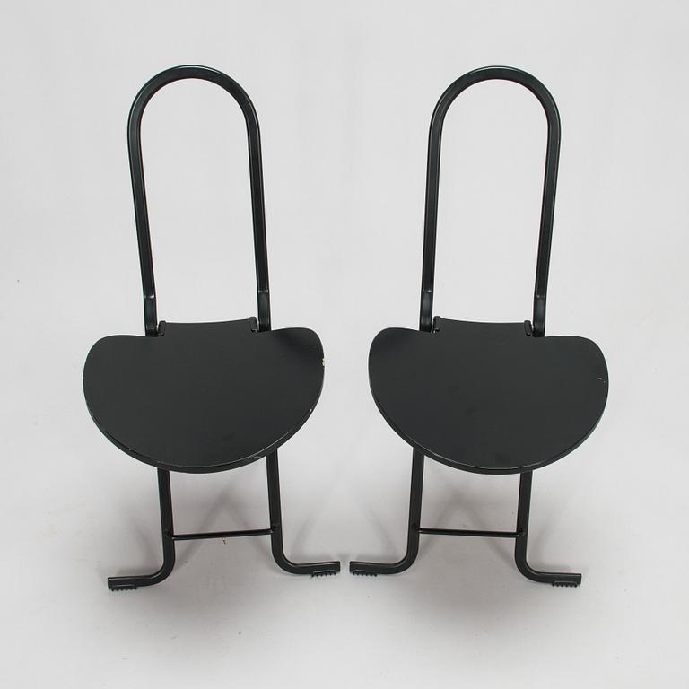 Gastone Rinaldi, A set of four 1980s "Dafne" stools for Thema, Italy.