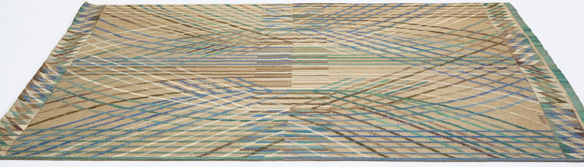 Barbro Nilsson, a drape, "Kärvar", tapestry variant, ca 239-240 x 176,5-177,5 cm, signed AB MMF BN.