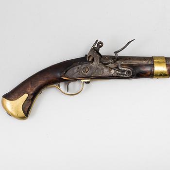 a Swedish early 19th century flintlock pistol.