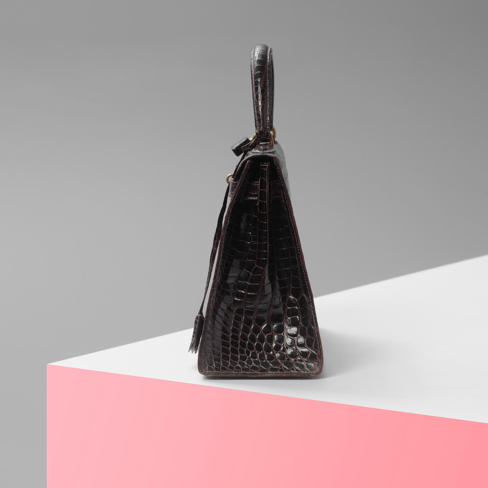 HANDVÄSKA, Hermès, "Kelly", 1960/70-tal.