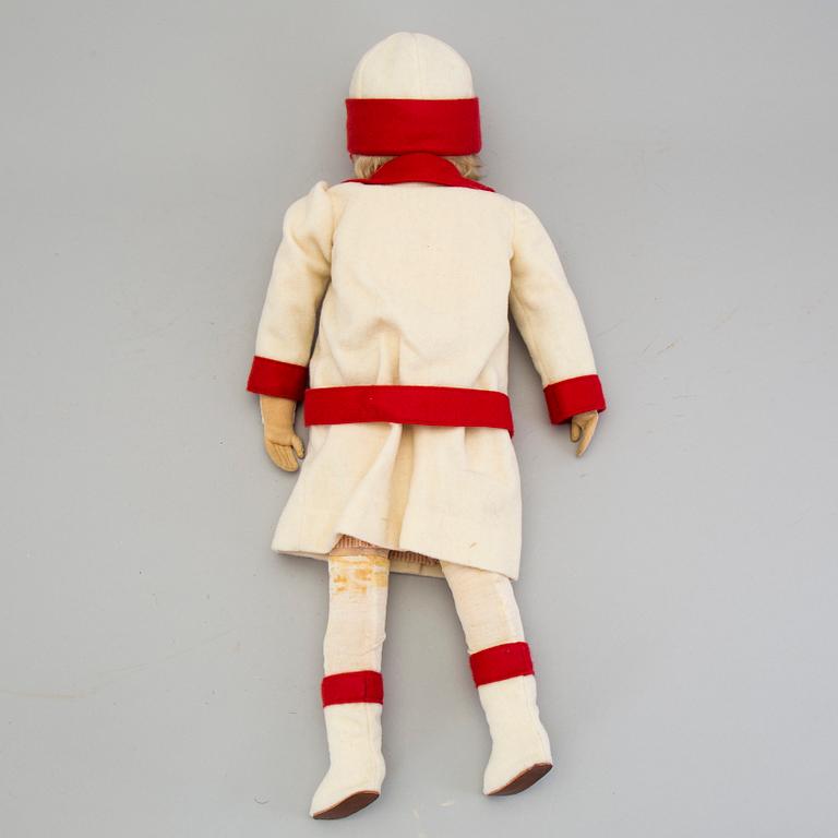 A doll, in the style of Dora Petzold, first half of the 20th century.