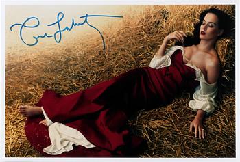 AUTOGRAFBILD, signerad Annie Leibovitz, 2000-tal.
