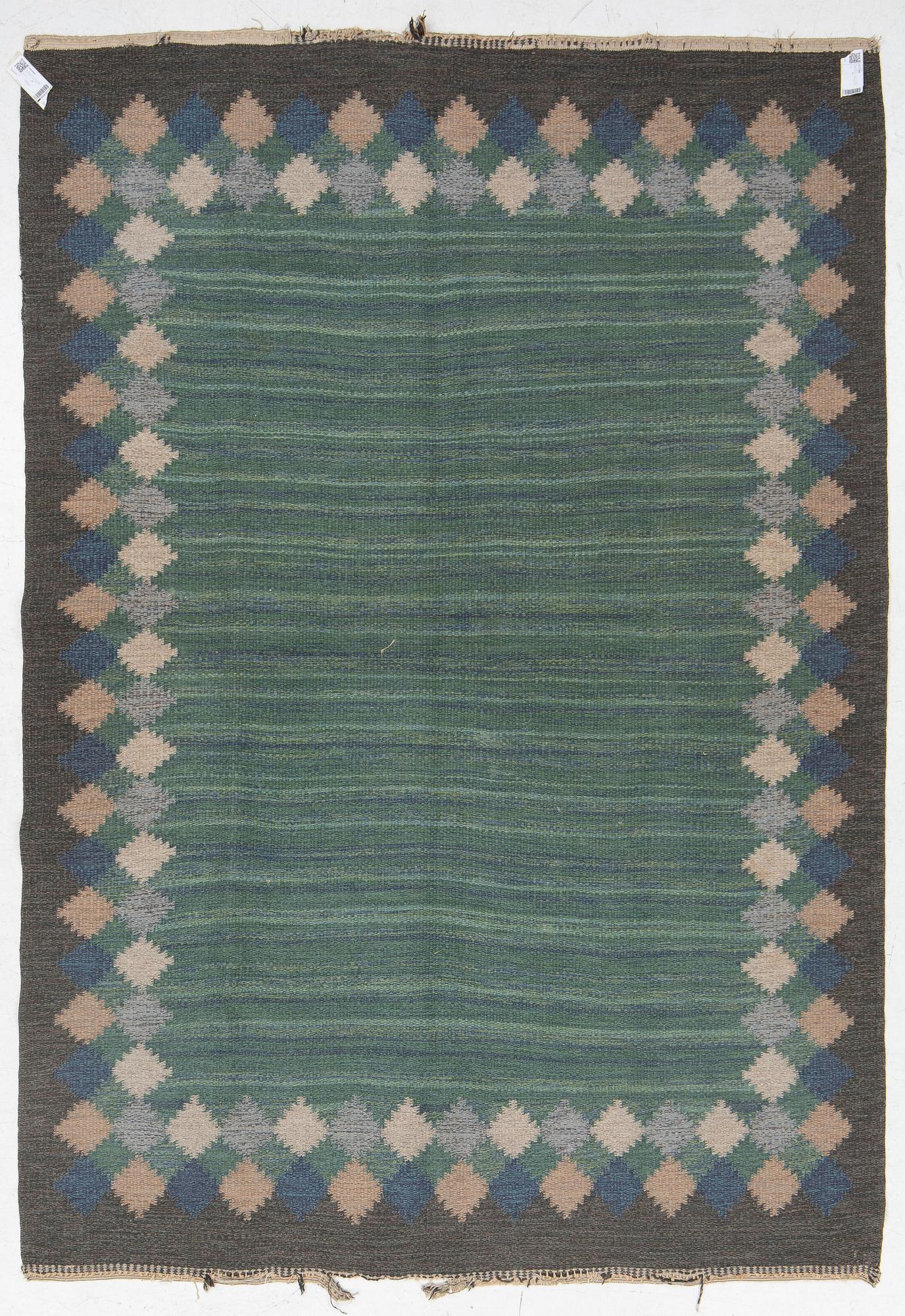Ingegerd Silow, rug, flat weave, approx. 239 x 169 cm.