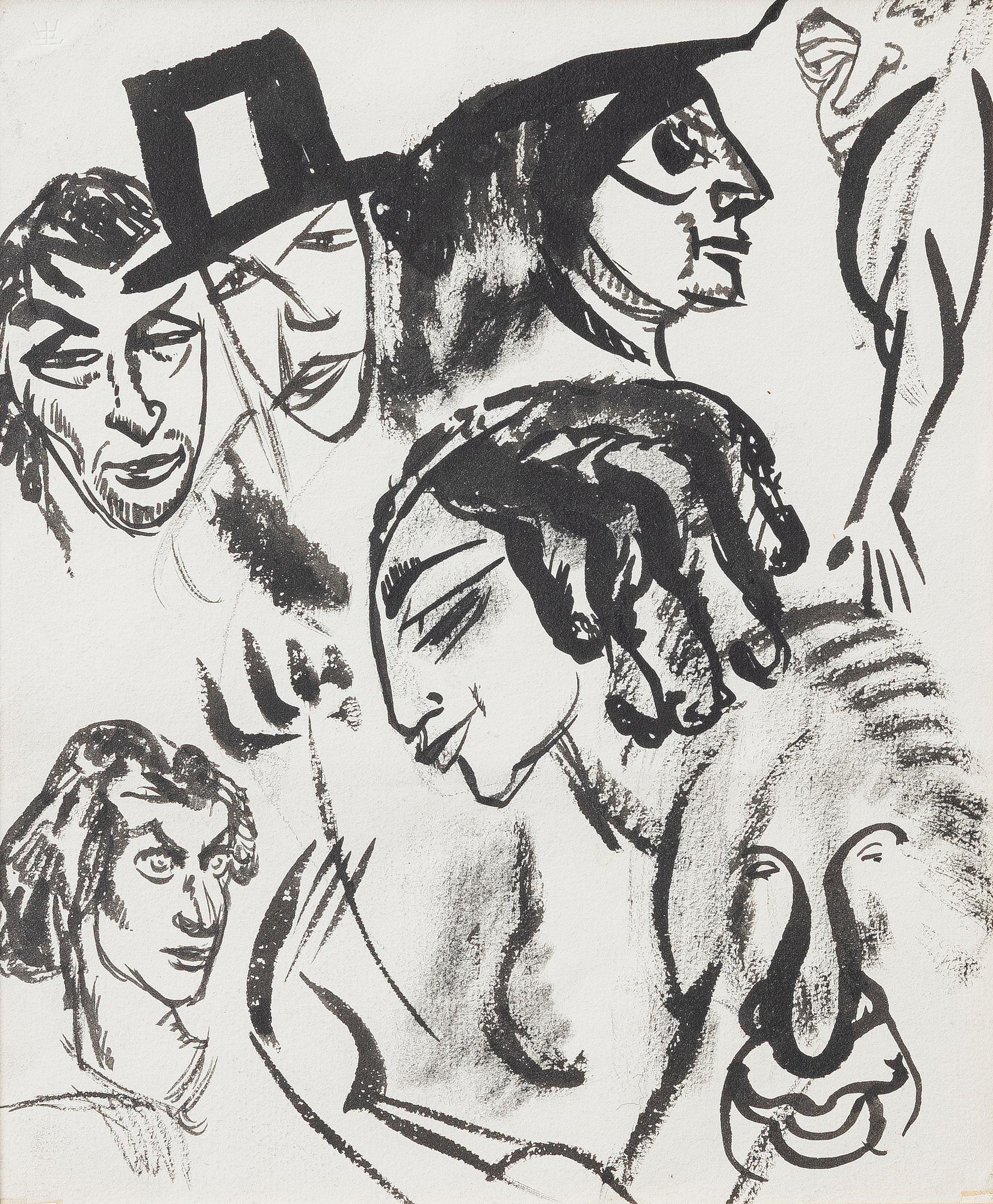 Axel Törneman, Figural composition.