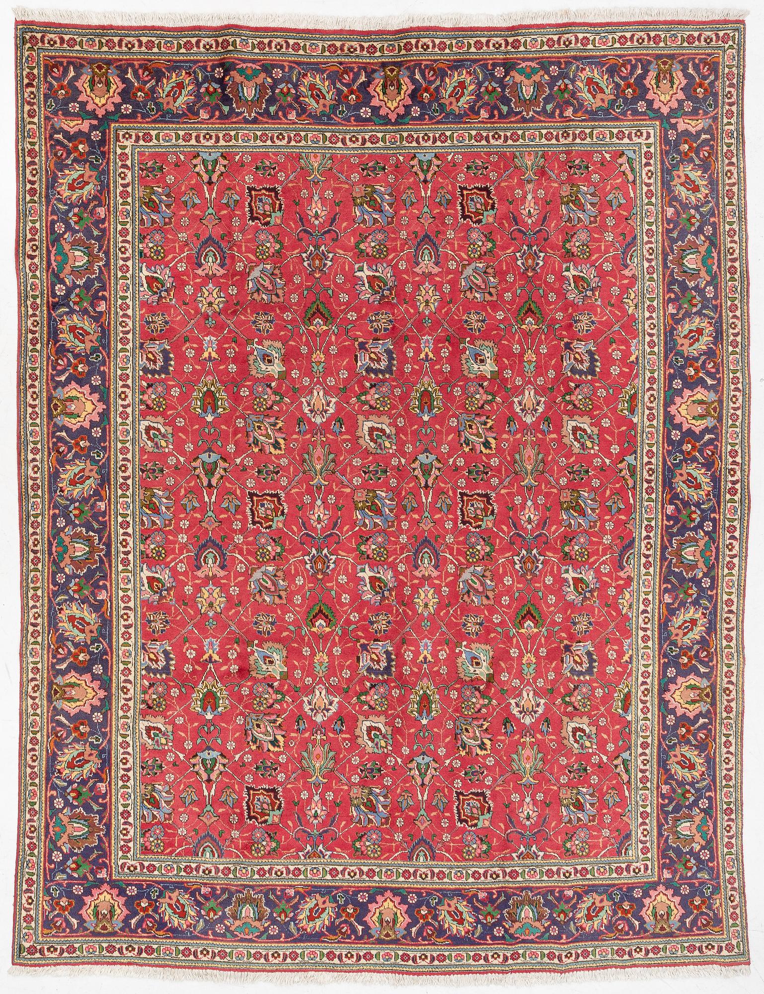Rug, Tabriz, approx. 385 x 300 cm.