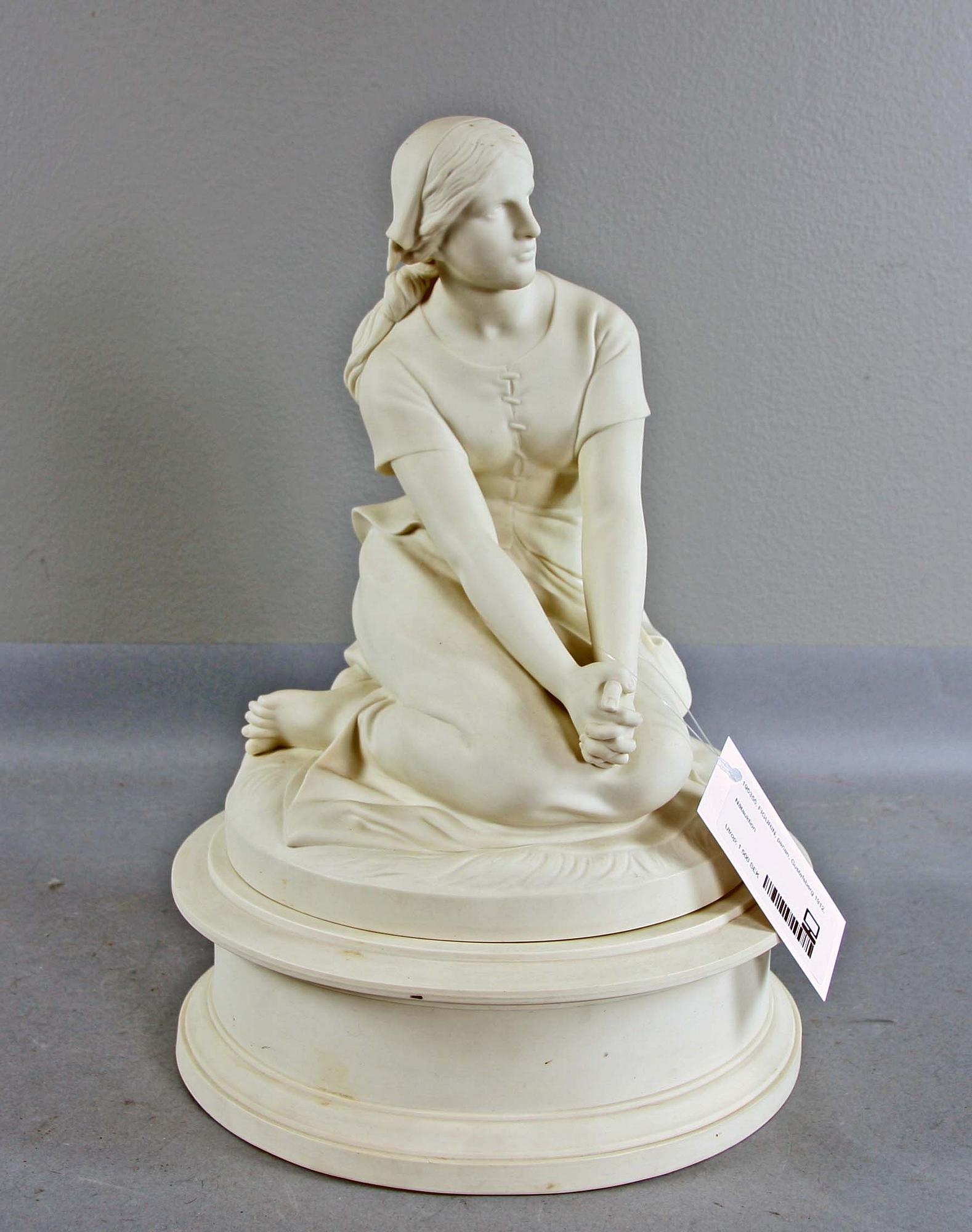 FIGURIN, parian, Gustavsberg 1912.