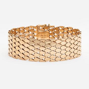 A 14K gold bracelet, Westerback, Helsinki 1960.
