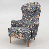 Carl Malmsten, a 'Farmor' armchair, AB. O.H. Sjögren, Tranås, 1987.