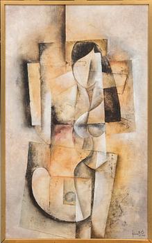 JOHANNES OLSSON, olja på pannå, signerad och daterad- 1973.