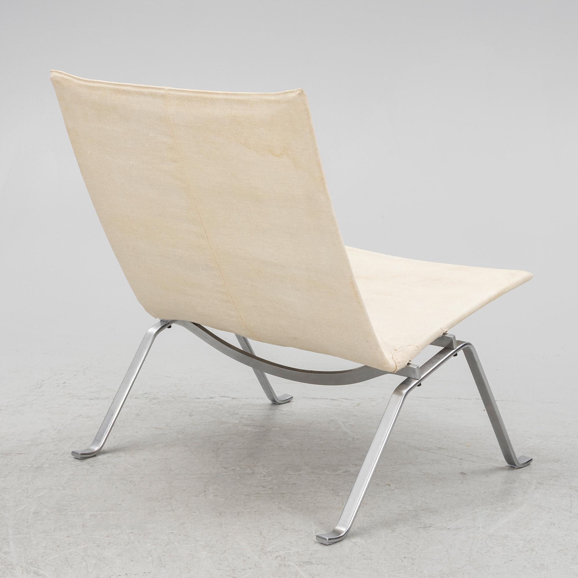 Poul Kjaerholm, a "PK-22" armchair, E Kold Christensen, Denmark.