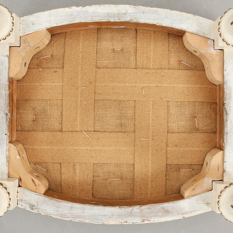 TABURETT, sengustaviansk, 1700/1800-tal.