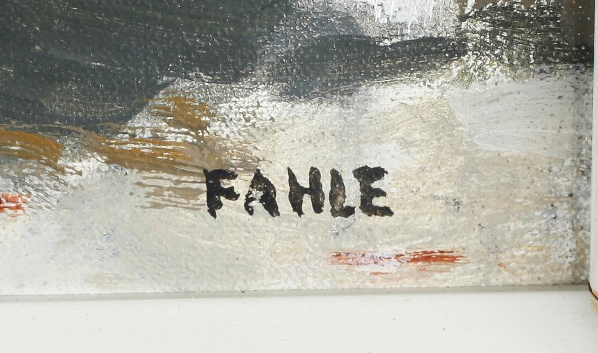 GUSTAF ADOLF FAHLE, olja på duk, signerad och daterad -69.