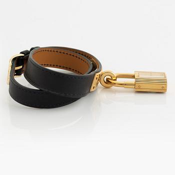 Hermès, armbandsur, "Kelly Lock" + extra armband, 2004.