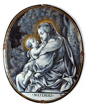 A presumably Limoges 17th century enamel.