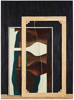 718. Philip von Schantz, Still life with painting and frame.