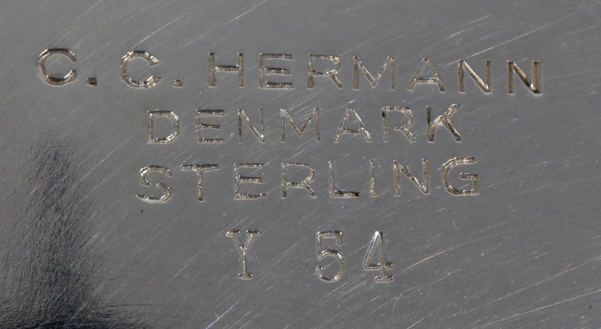 FAT, 11 st, silver, Danmark resp Sverige. Bla CC Hermann. 1900-tal. Totalvikt ca 1060 gram.