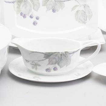 MATSERVIS, porslin, 59 delar, porslin, "Maria Björnbär", Rosenthal.