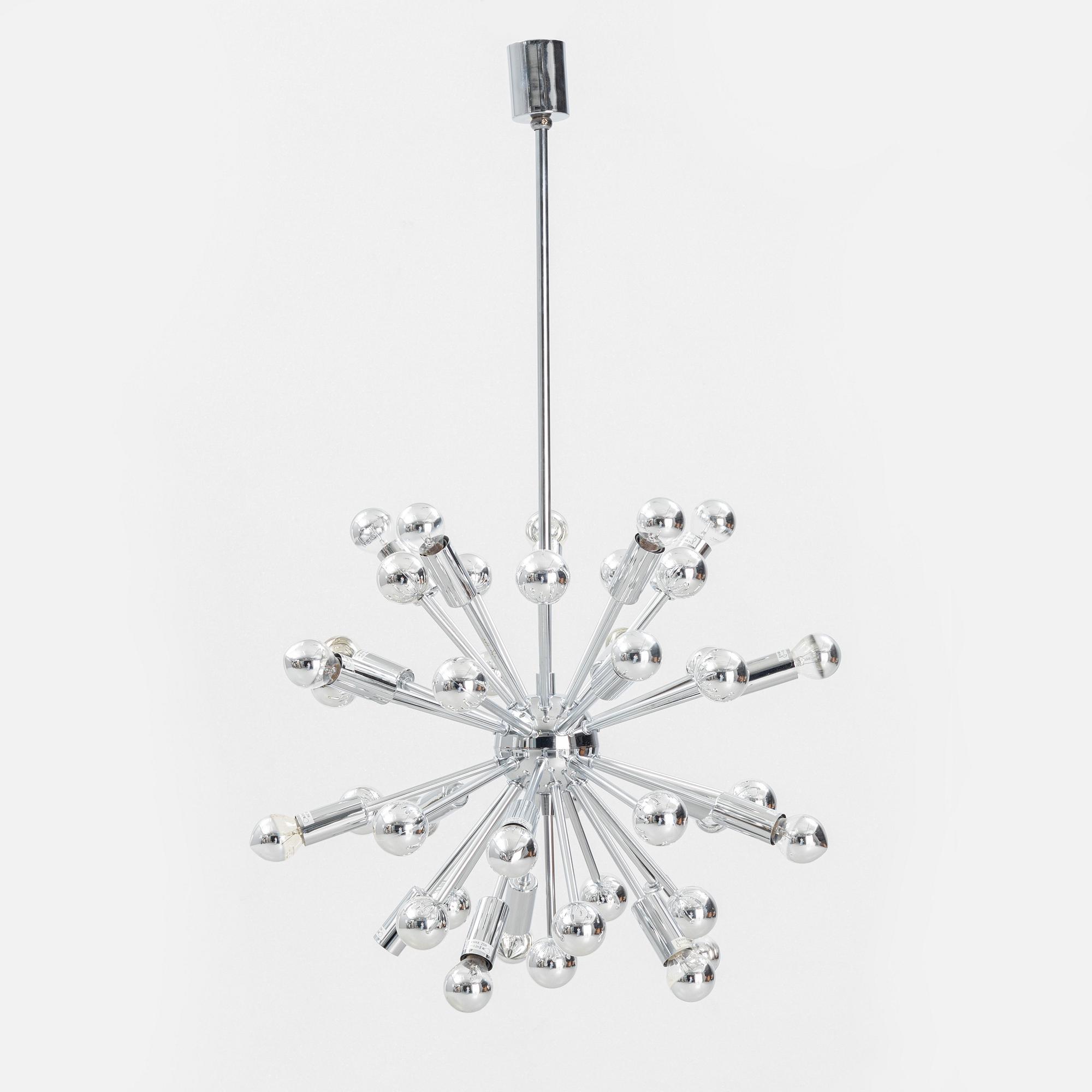 A 'Sputnik 20' pendant lamp by Paul de Haan for Jolina Lightning.