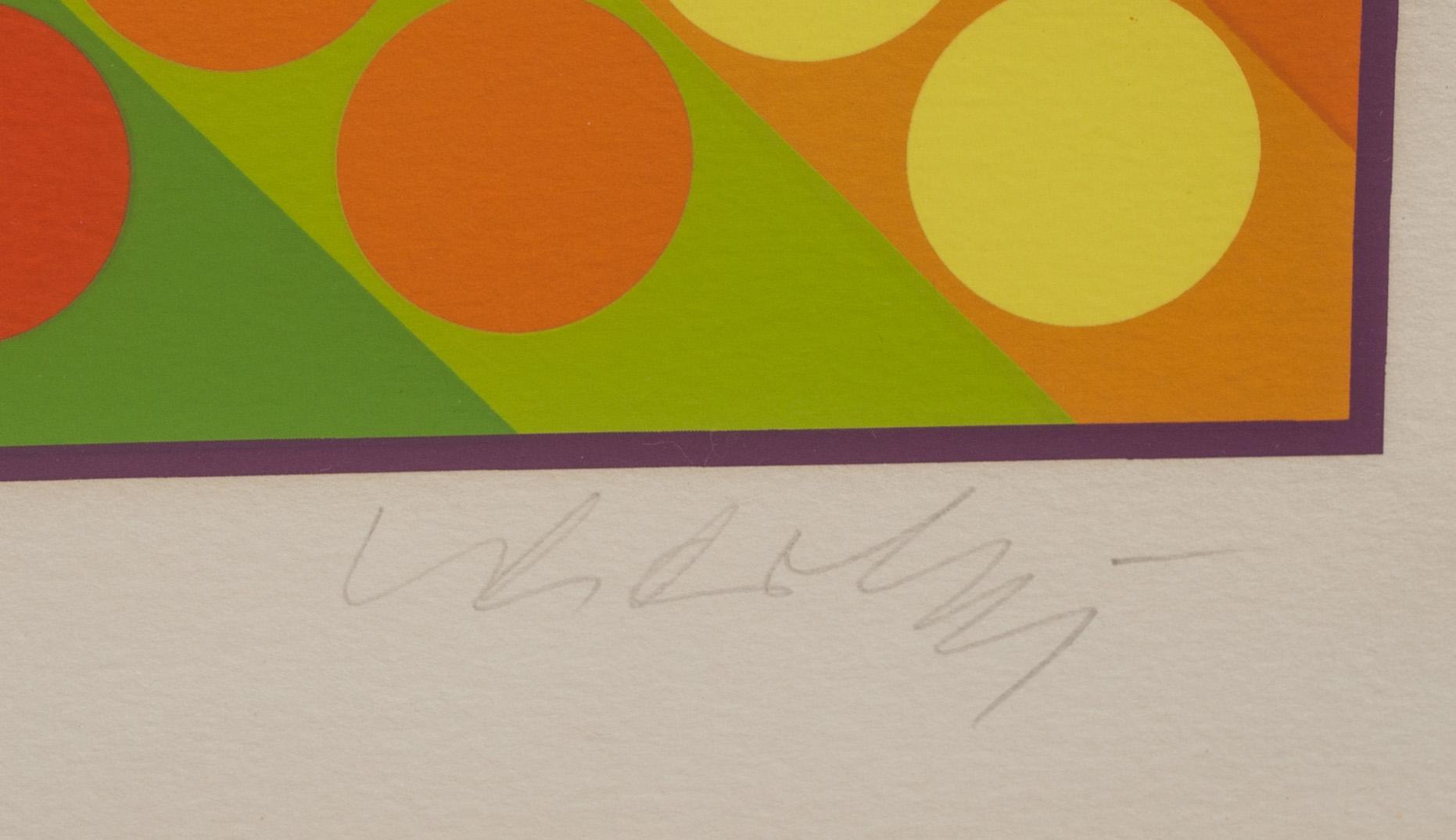 VICTOR VASARELY, färgserigrafi, signerad och numrerad 225/250.