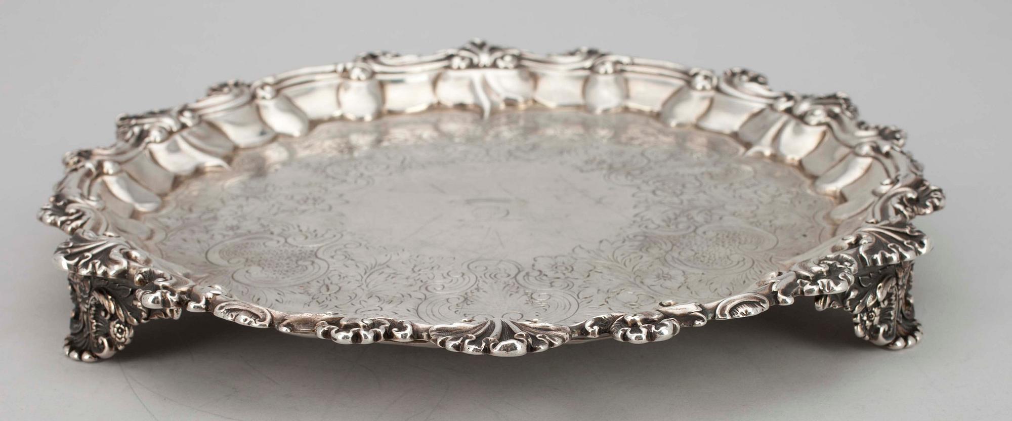 FAT, silver, London 1831, England. Tot. ca 600 gram.