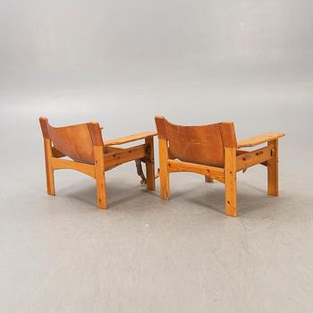 Karin Mobring, fåtöljer, ett par, "Natura", IKEA, 1970-tal.