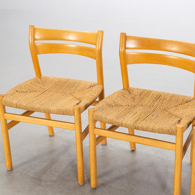 BÖRJE MOGENSEN, matbord samt stolar, 4 st.