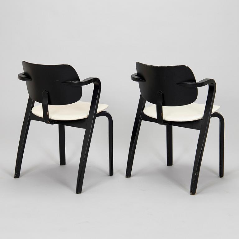 Ilmari Tapiovaara, a set of six 1960s 'Aslak' armchairs for Asko, Finland.