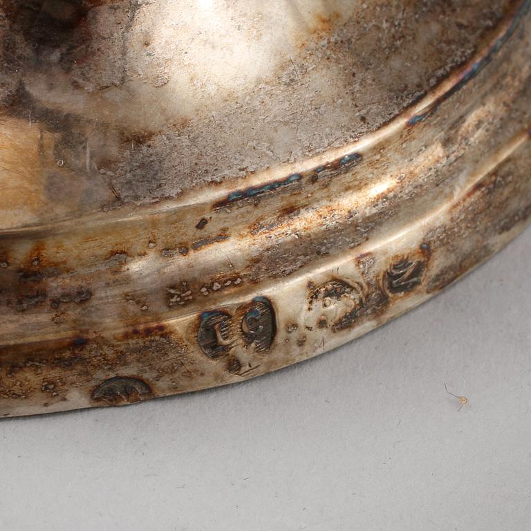 PARTI SILVER, 3 delar, 1800/1900-tal. Vikt 260 g.