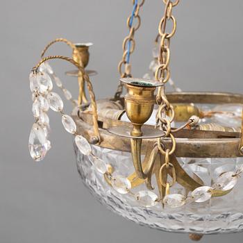 A chandelier, early 20th Century.