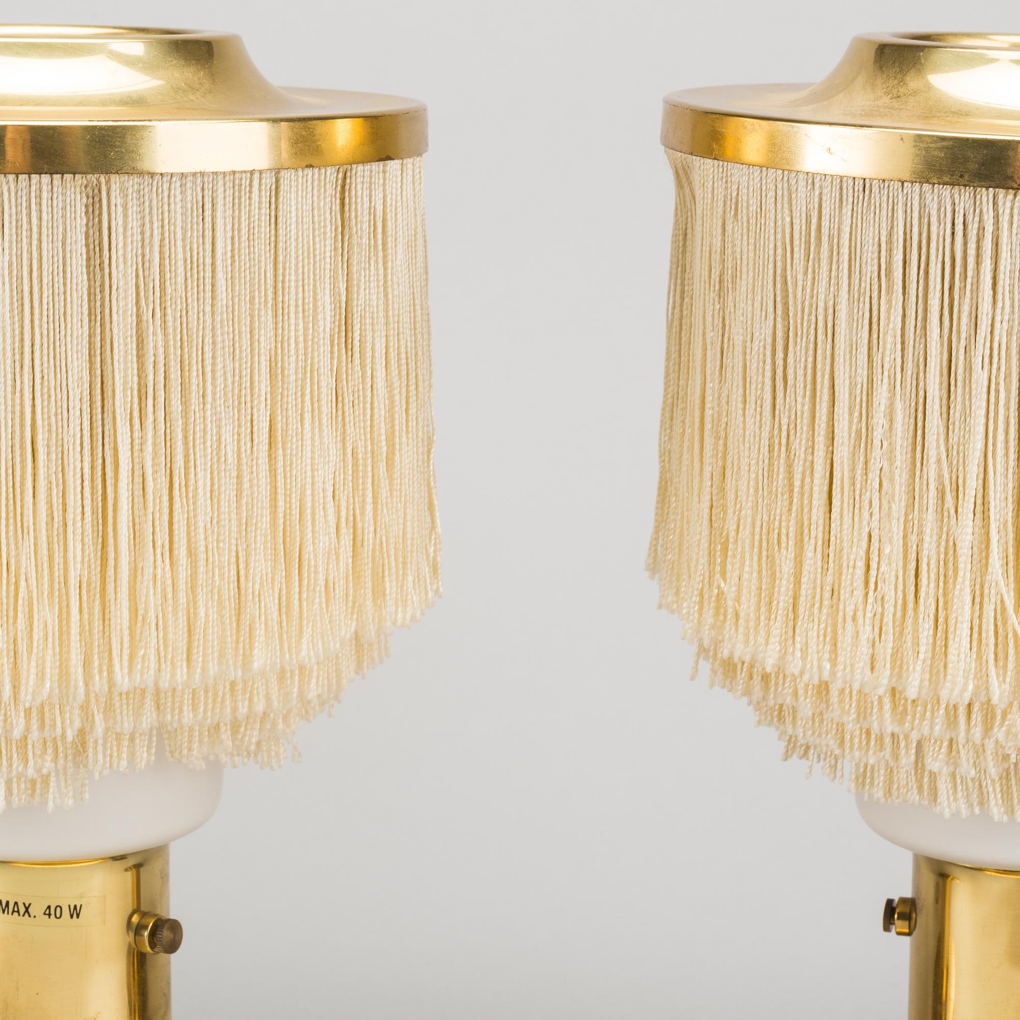A PAIR OF TABLE LAMPS BY HANS AGNE JAKOBSSON MODELL B 145.