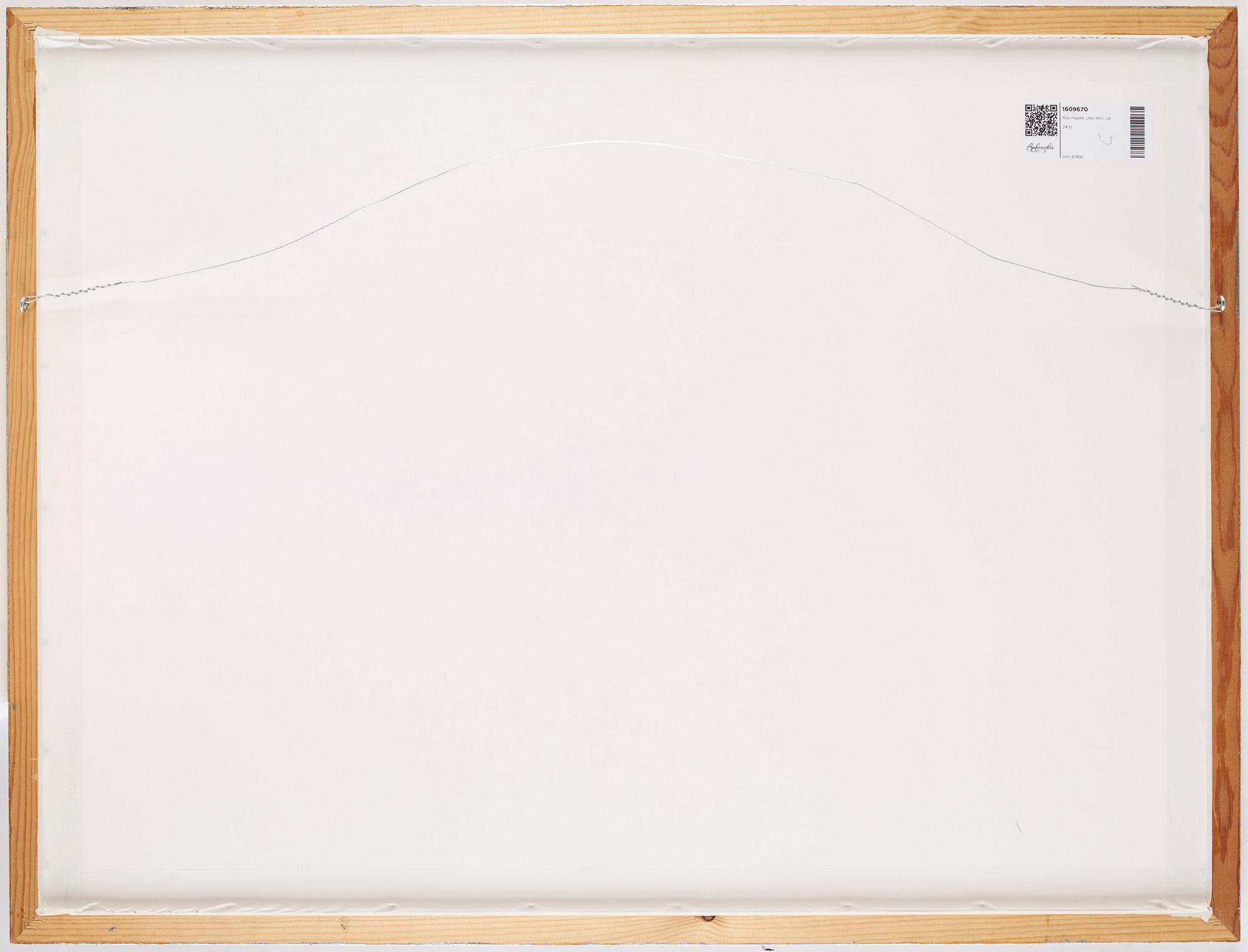 Max Papart, Untitled.