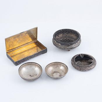 Four pieces of silver, Iran, Period of Pahlavi Reza Shah.