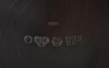 KAFFESERVIS, 3 delar, silver, Sverige 1949.