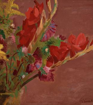 Isaac Grünewald, Still life with flowers.