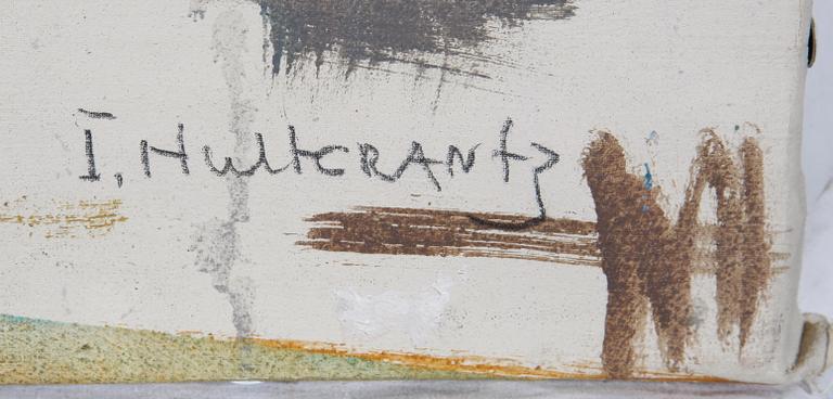 OKÄND KONSTNÄR, olja på duk, sign Hultcrantz.