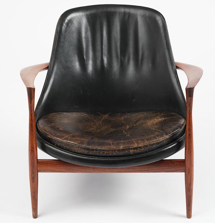 Ib Kofod-Larsen, a rosewood "Elizabeth" easy chair, cabinetmakers Christensen & Larsen, Denmark, 1950s-60s.