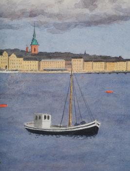 Oskar Bergman, View over Stockholm.