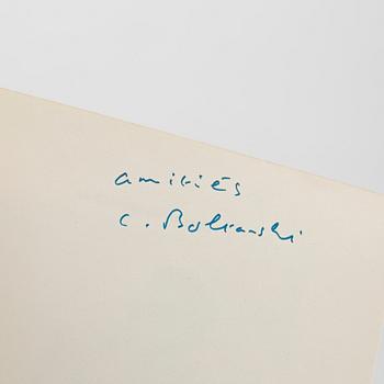 Christian Boltanski, 2 st Artists books, en signerad samt en daterad 1974.