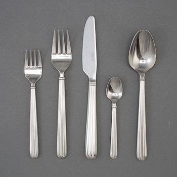 SIGVARD BERNADOTTE, 47 pieces of stainless steel cutlery.