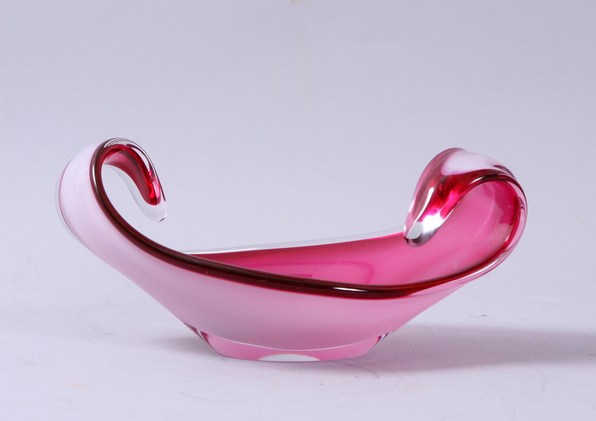 SKÅL, glas, "Coquille", Flygsfors -58.