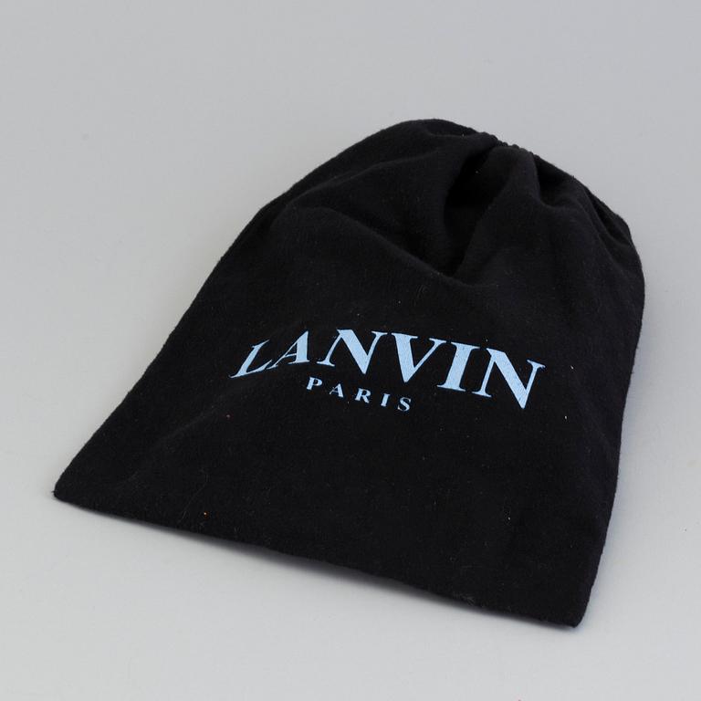 A LANVIN "Happy Mini" QUILTED LEATHER SHOULDER BAG.