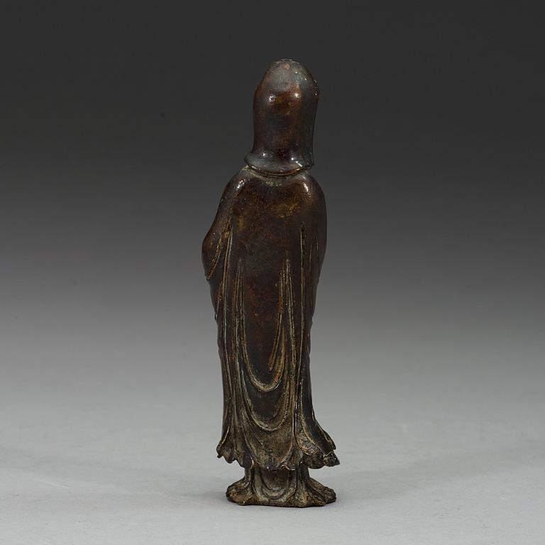 GUANYIN, brons. Qingdynastin, 1700-tal.