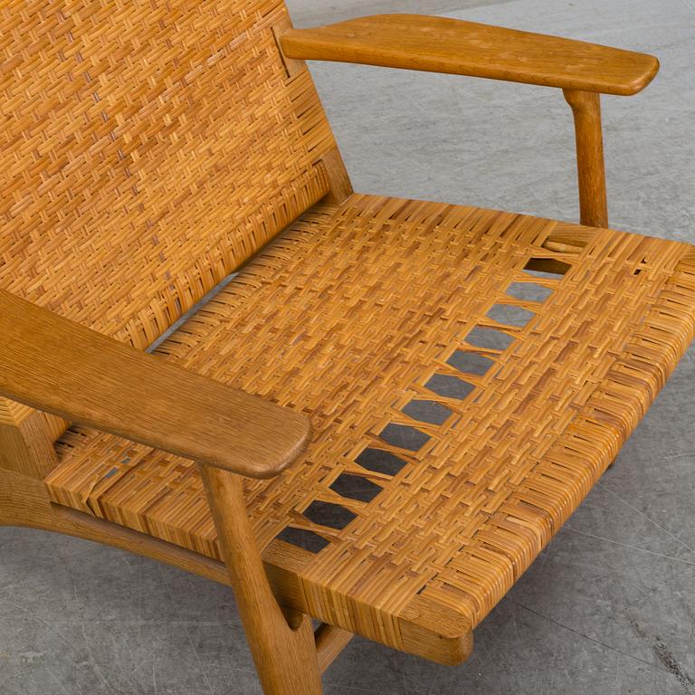 HANS J WEGNER, fåtölj, "CH-27", Carl Hansen & Son, Danmark, 1900-talets andra hälft.