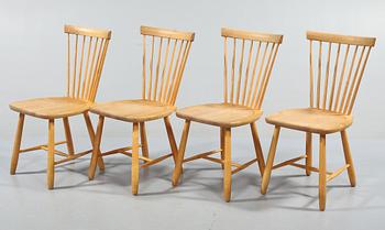 STOLAR, 4 st, "Lilla Åland", Carl Malmsten, Stolab, 2002.