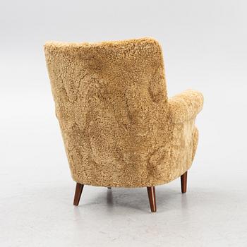 Carl Malmsten, armchair, "Hemmakväll". Second half of the 20th century.