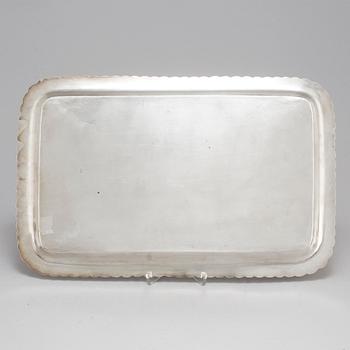 An Egyptian 20th century silver 5 piece tea-set, mark of Kairo 1940's.