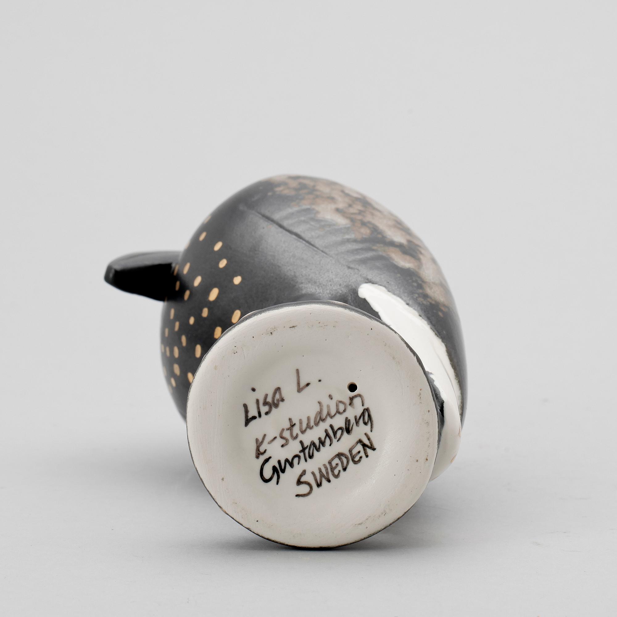 FIGURIN, stengods, Lisa Larson, Gustavsberg, sign.