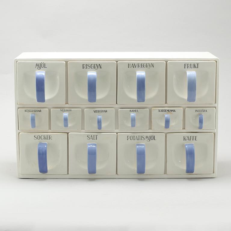 A spice rack by Gefle, first half of the 20th century.