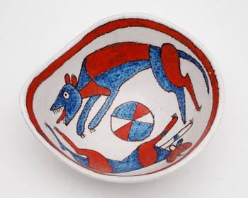 SKÅL, lergods, Gambone, Italien, 1900-talets mitt - andra hälft.